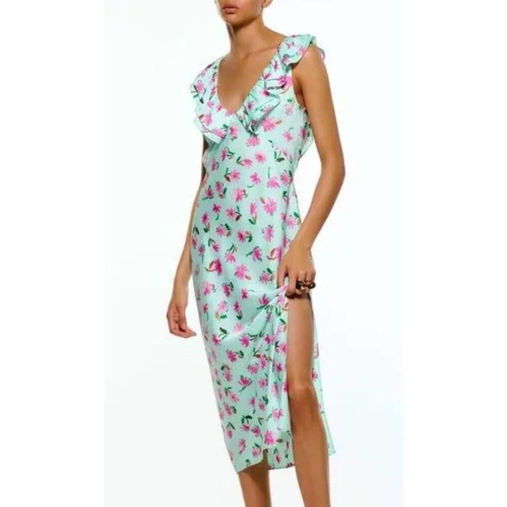 Zara Floral Sundress Size Small